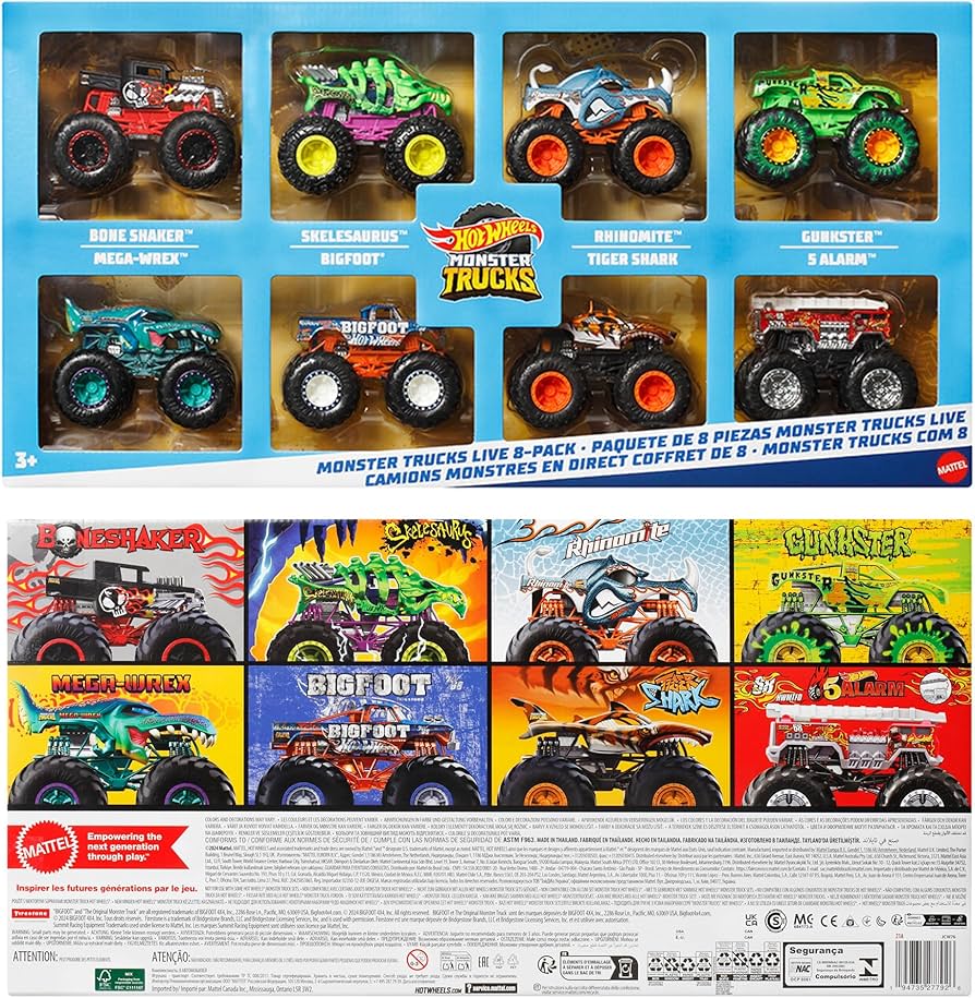 Amazon | ホットウィール(Hot Wheels) モンスタートラック 1:64 8